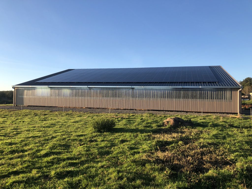 hangar vue extérieur