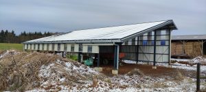 hangar agricole avec centrale photovoltaïque en toiture
