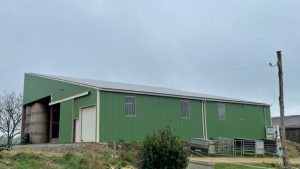 hangar agricole de stockage de fourrage
