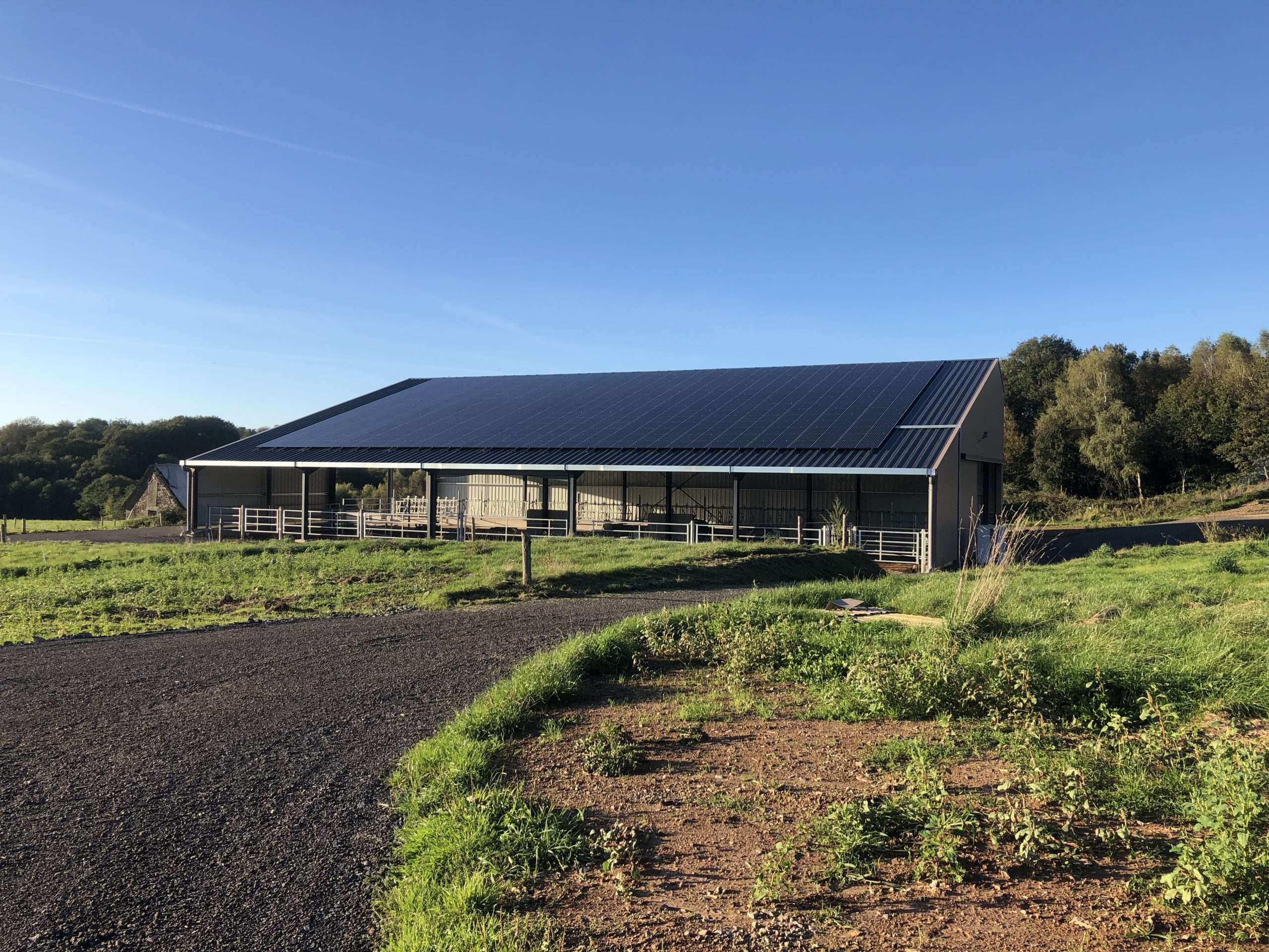 hangar agricole vue d'ensemble