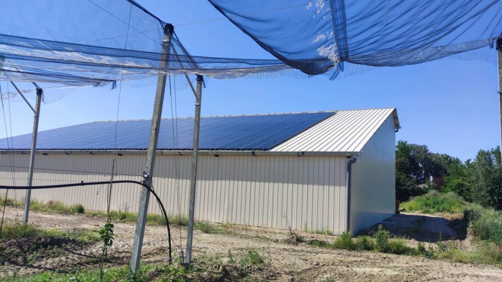 hangar agricole vu de près