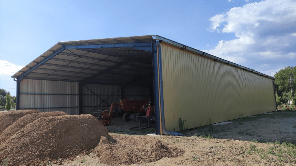 hangar agricole bipente