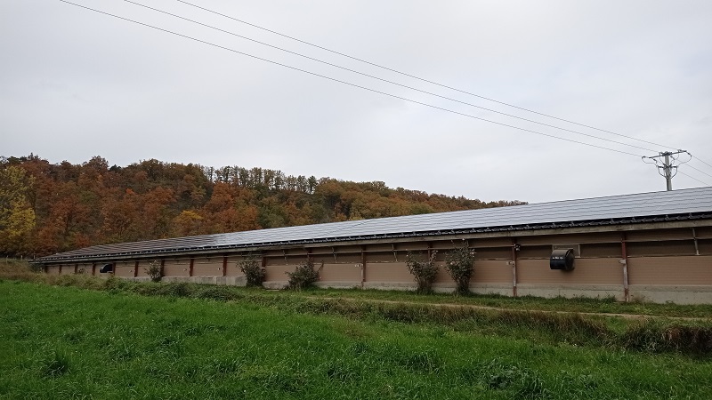 rénovation de toiture et pose de centrale solaire 100 kWc