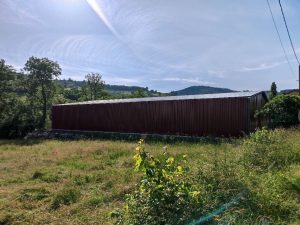 hangar agricole avec centrale solaire en toiture