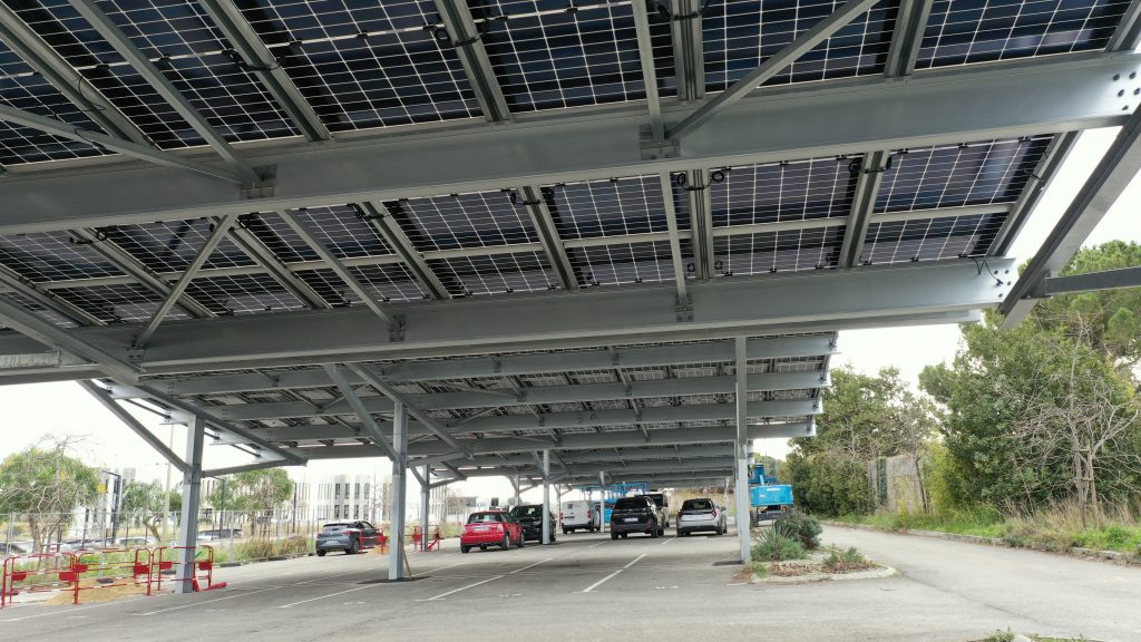 Ombrière de parking vienne